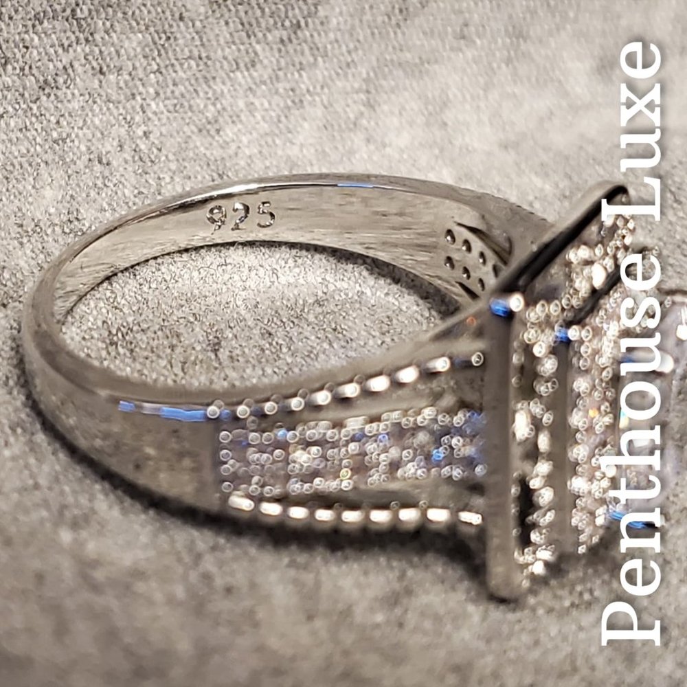 FINAL RESTOCK!! Radiant Cut White Sapphire Ring - Picture 4 of 7